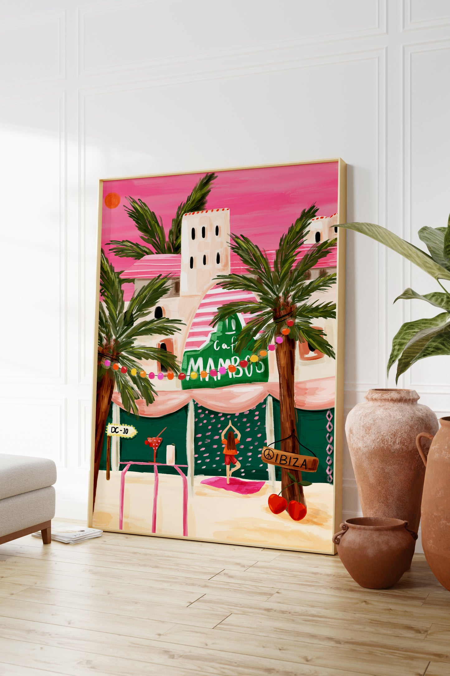 Ibiza Mashup Art Print