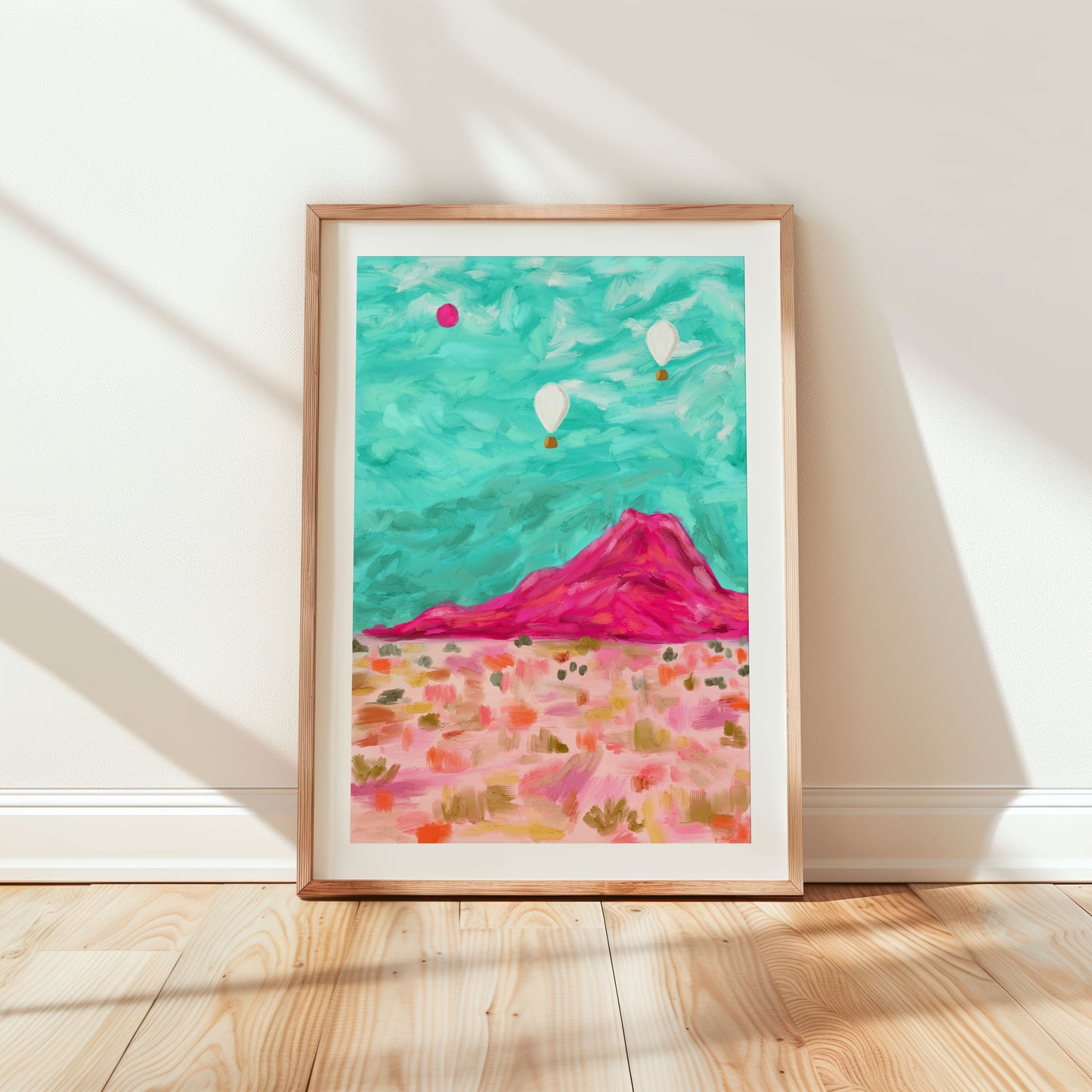 Abstract Mountain Art Print - Georgie King Designs