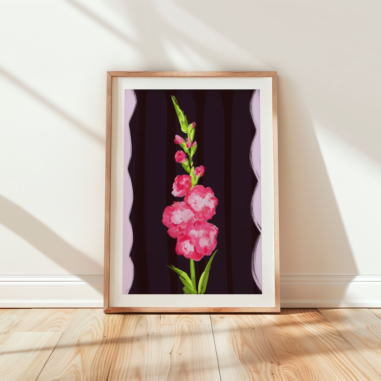 August Birth Flower Art Print