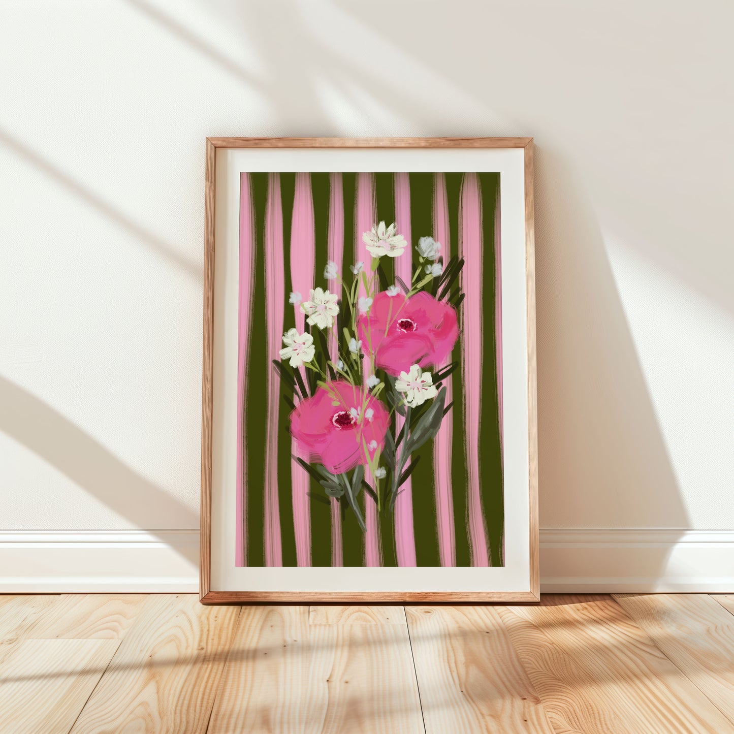 What A Bunch Floral Art Print