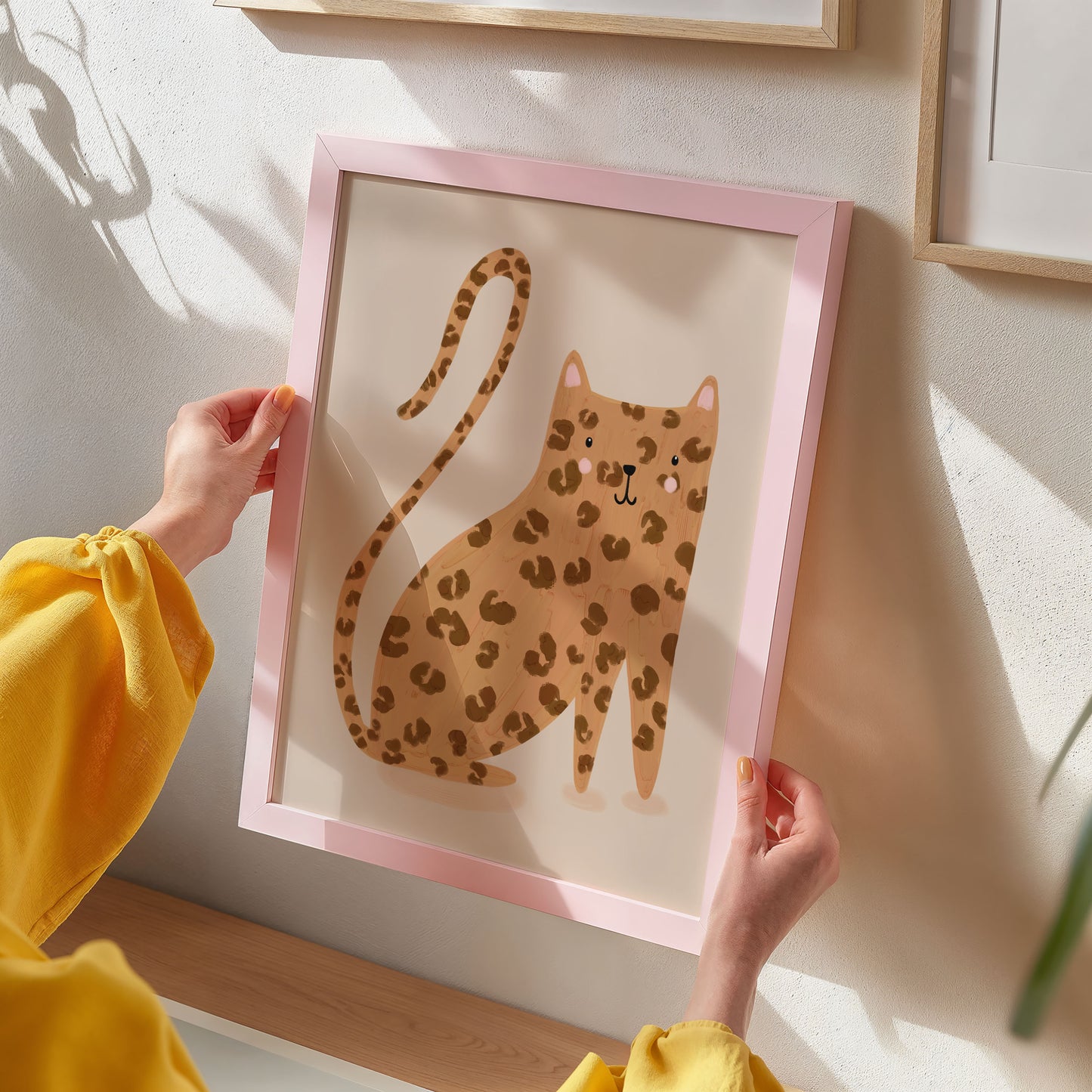 Leopard kids wall art decor