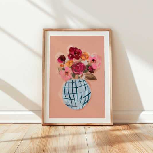 Flower Vase 4 Art Print