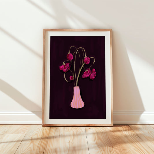 Flower Vase 6 Art Print