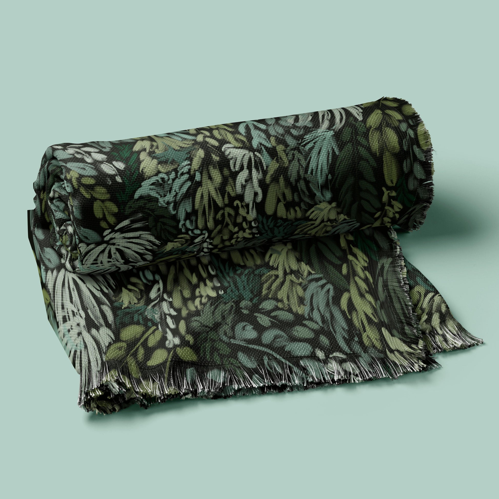 Willow botanical fabric pattern