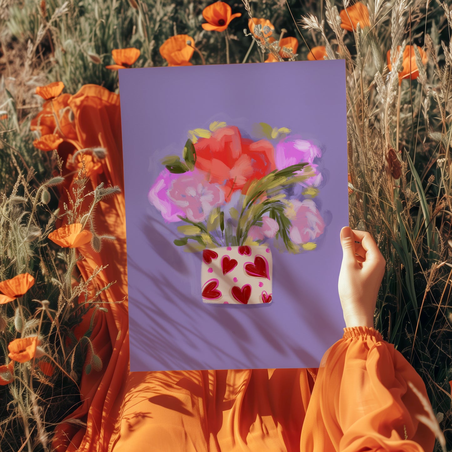 Flower Vase 5 Art Print