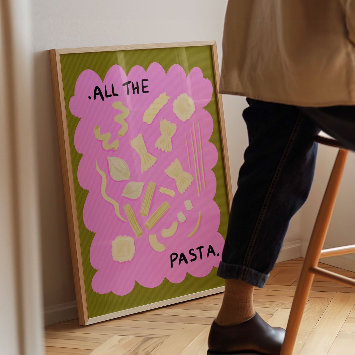 All The Pasta Kitchen Art Print