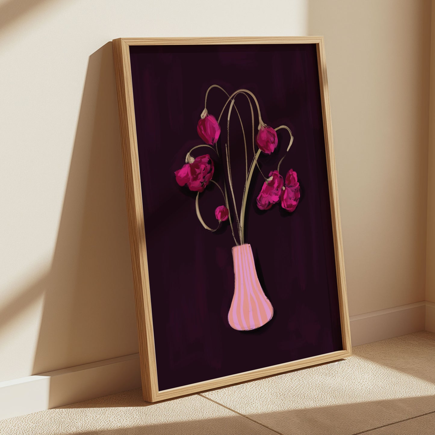 Flower Vase 6 Art Print