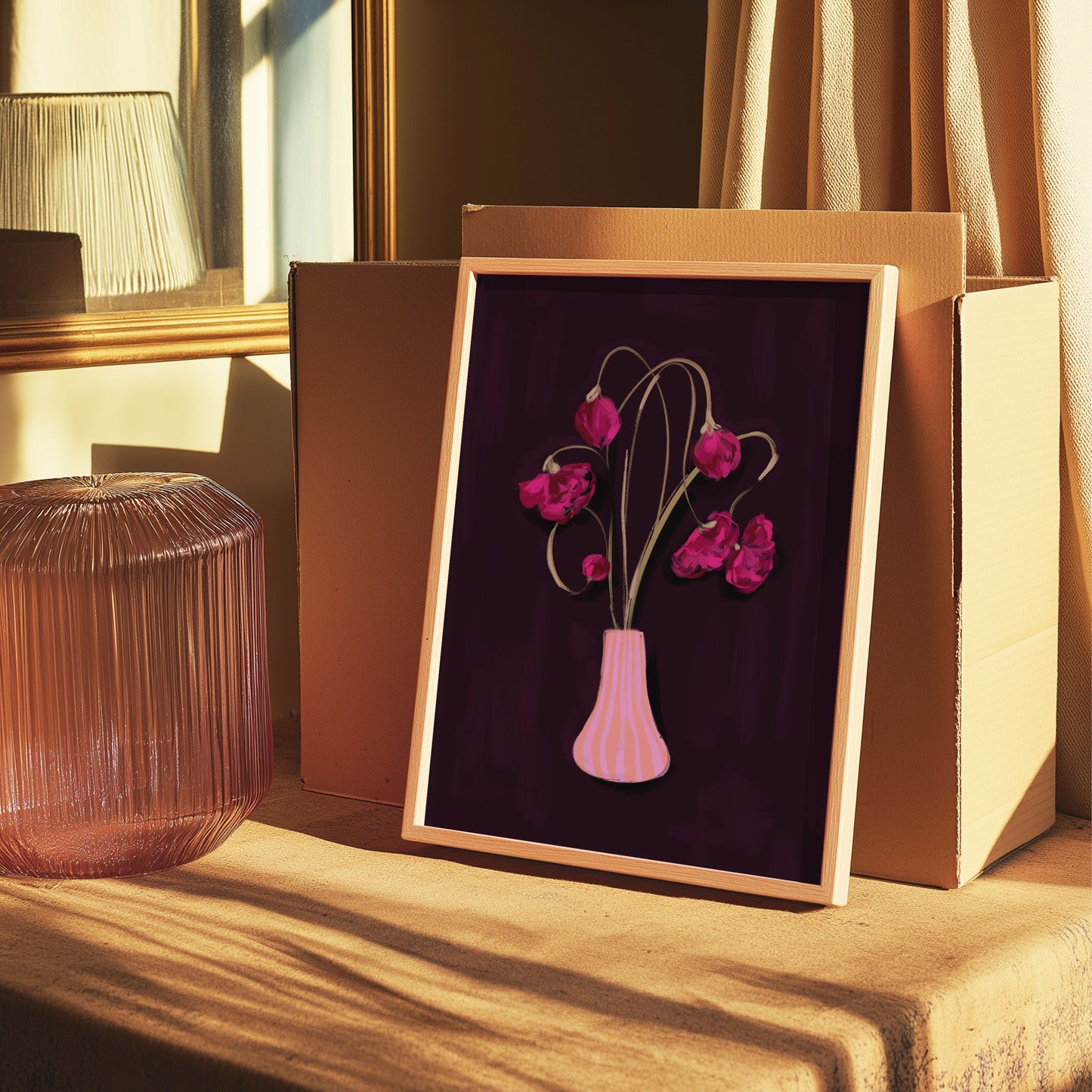 Flower Vase 6 Art Print