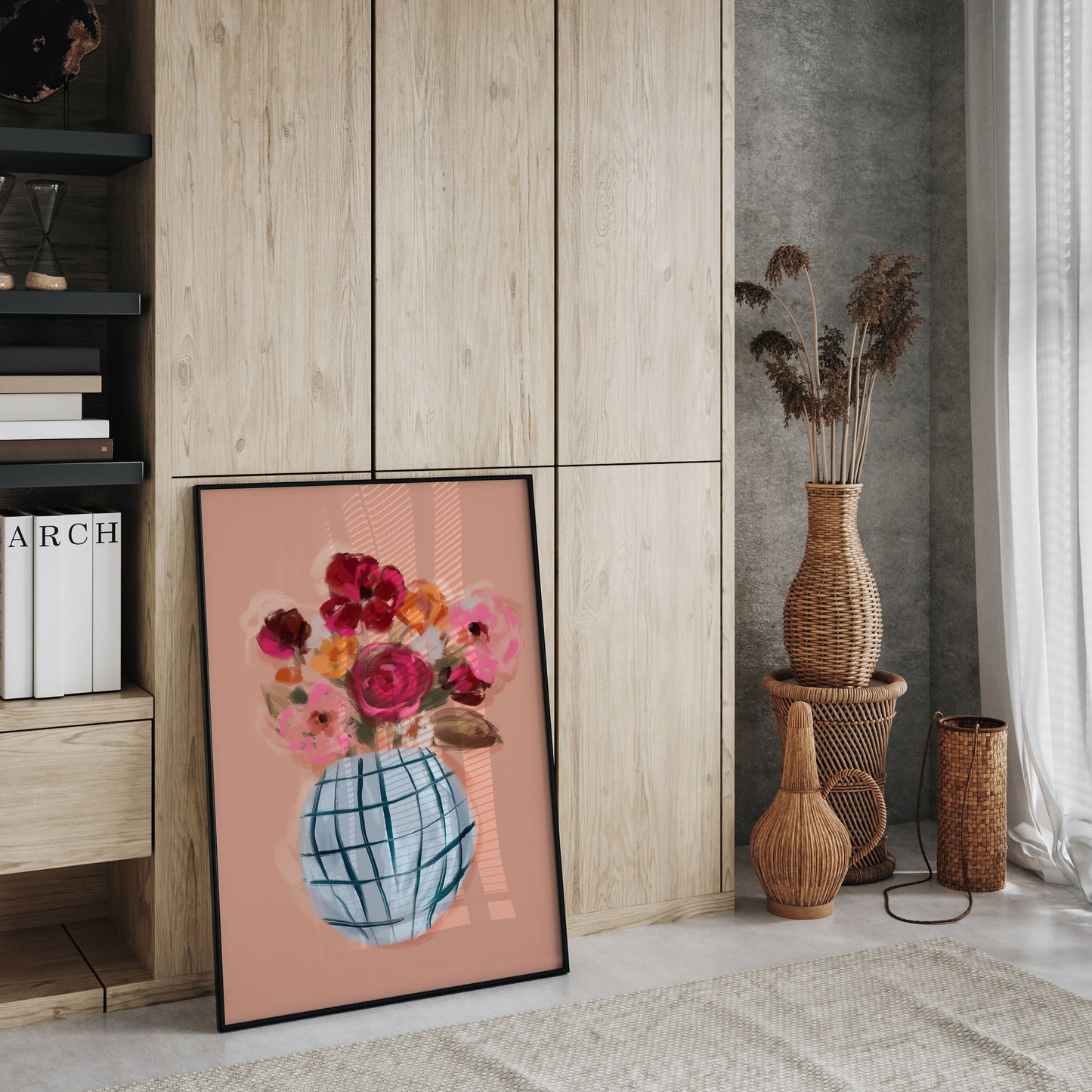 Flower Vase 4 Art Print