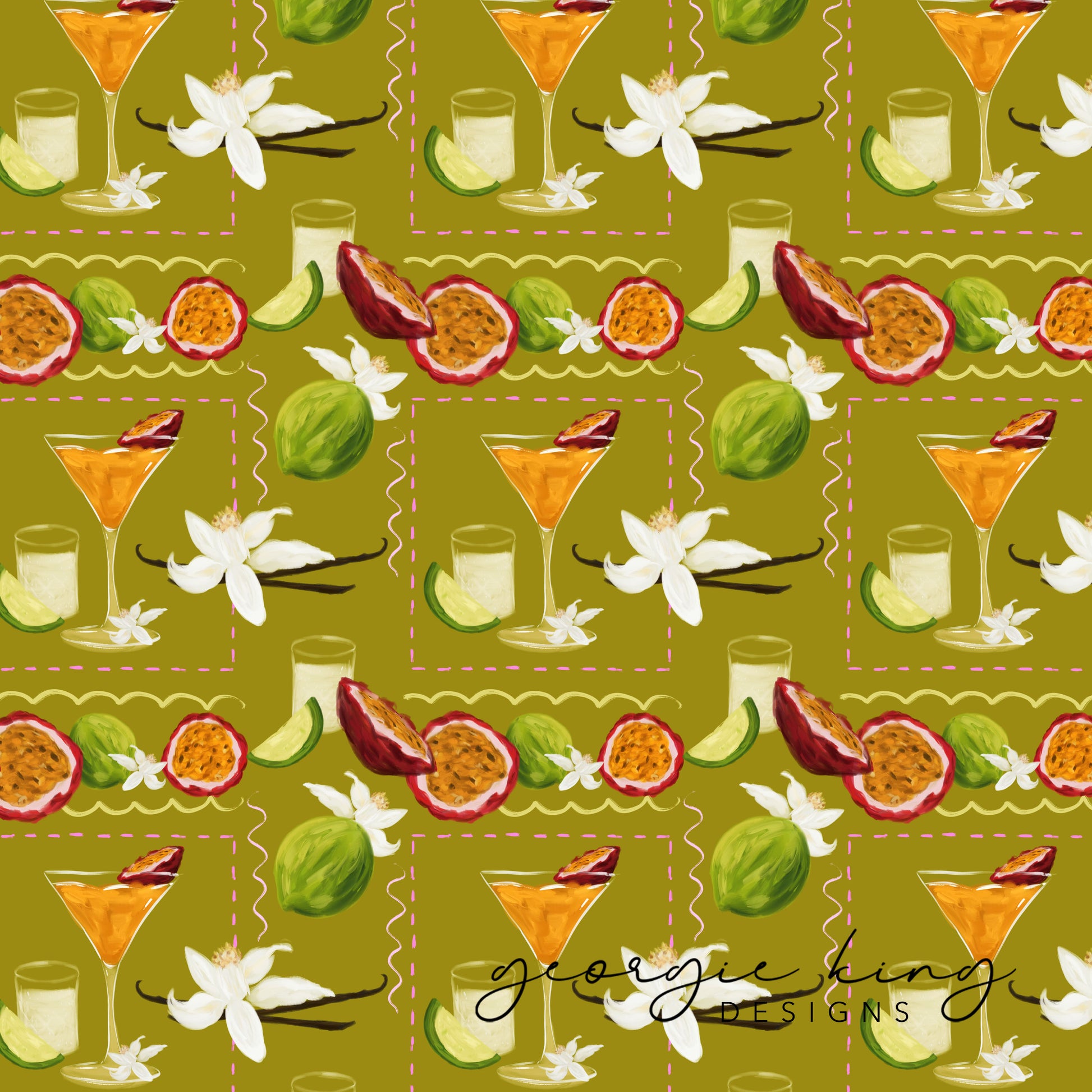 Conversational cocktail pattern design