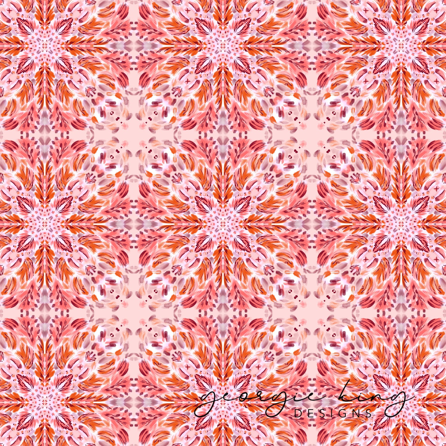 Pink abstract seamless pattern tile