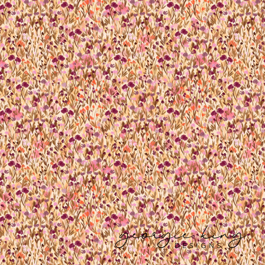 Ditsy floral pattern repeating tile