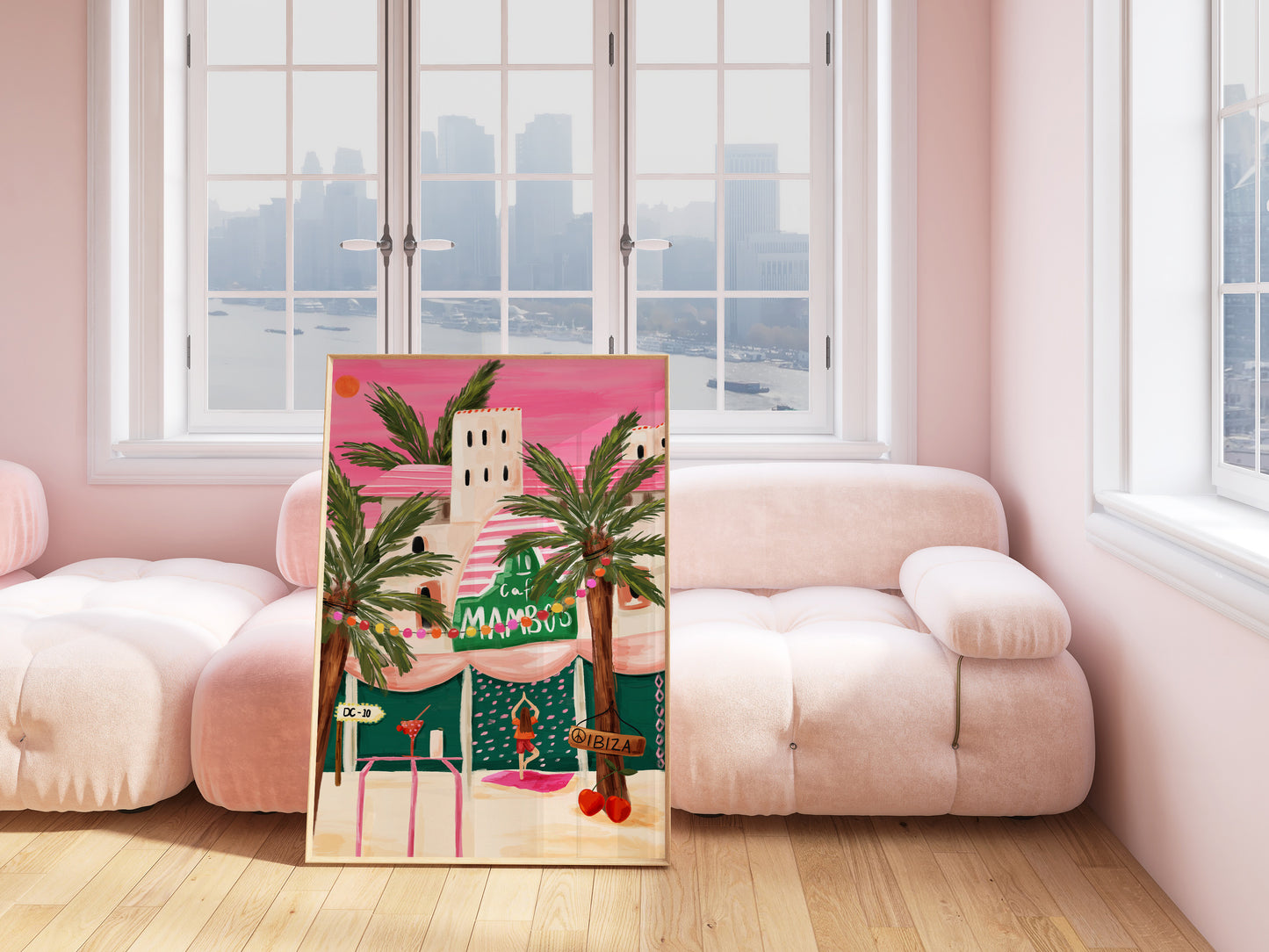 Ibiza Mashup Art Print