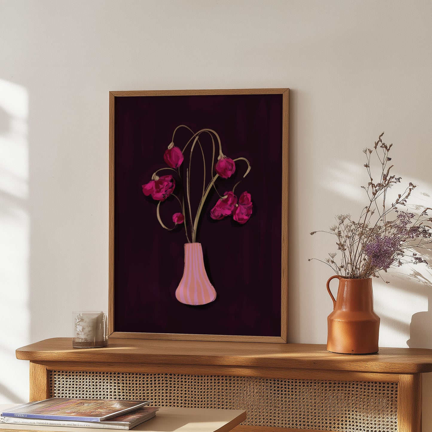 Flower Vase 6 Art Print